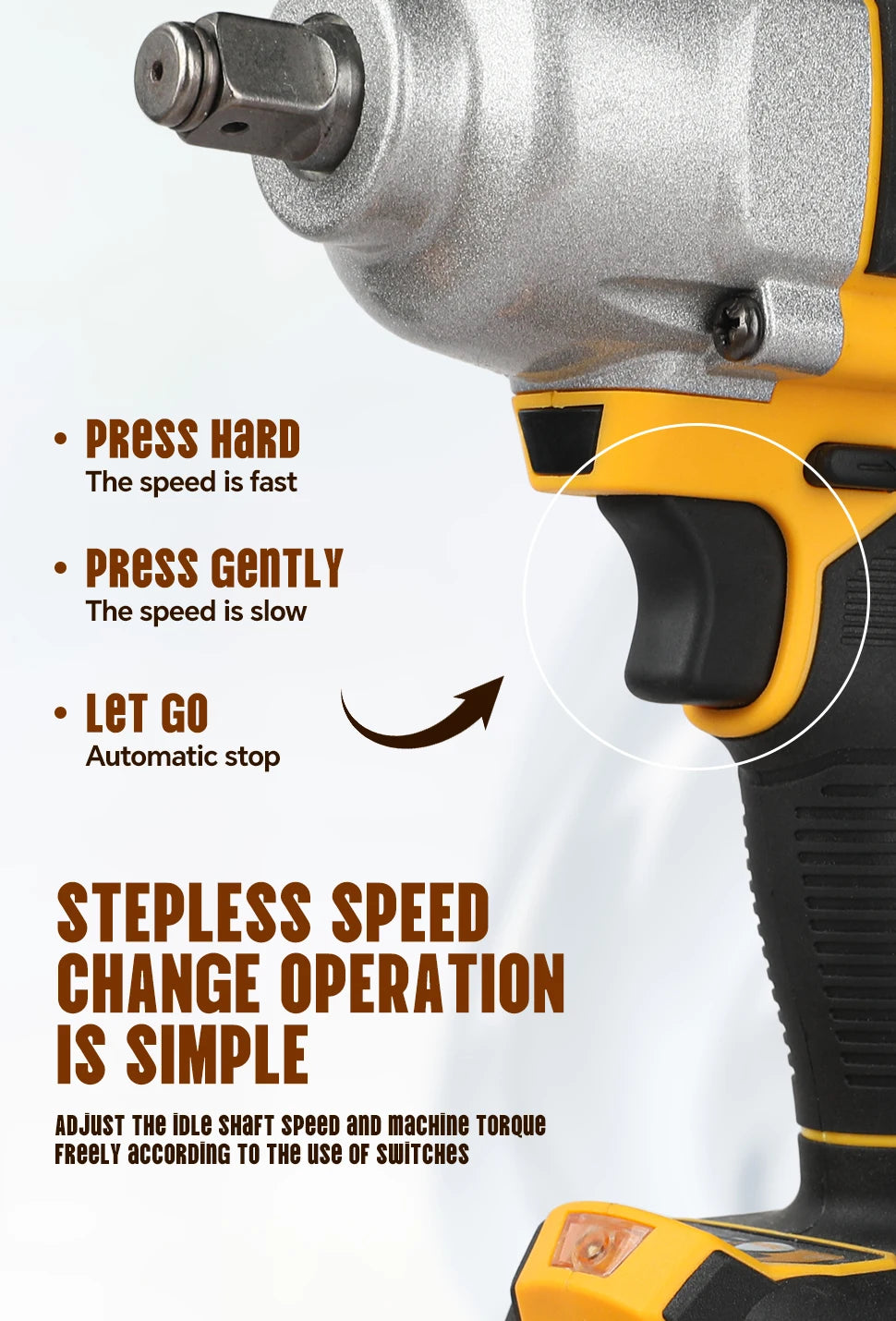 DEWALT 20V Cordless Impact Wrench | High Torque Brushless Motor | Durable Lithium-Powered Tool for Professional Use DCF900
