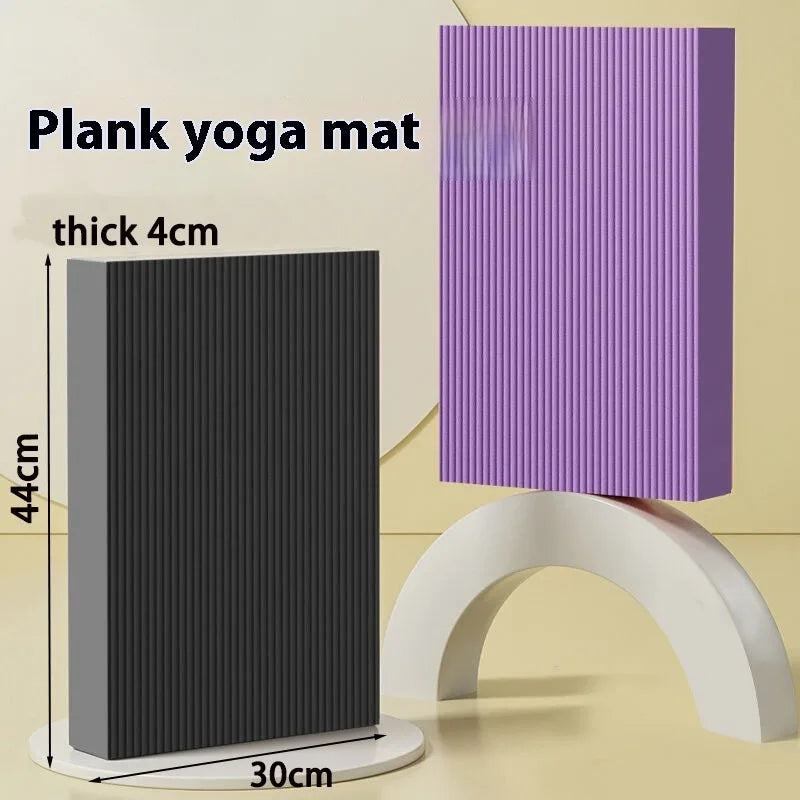 Yoga Mats Thick Anti-slip Gym Gymnastics Mat Home Anti-slip Workout Mat Ab Wheel Training Elbow Pads Core Strength Training