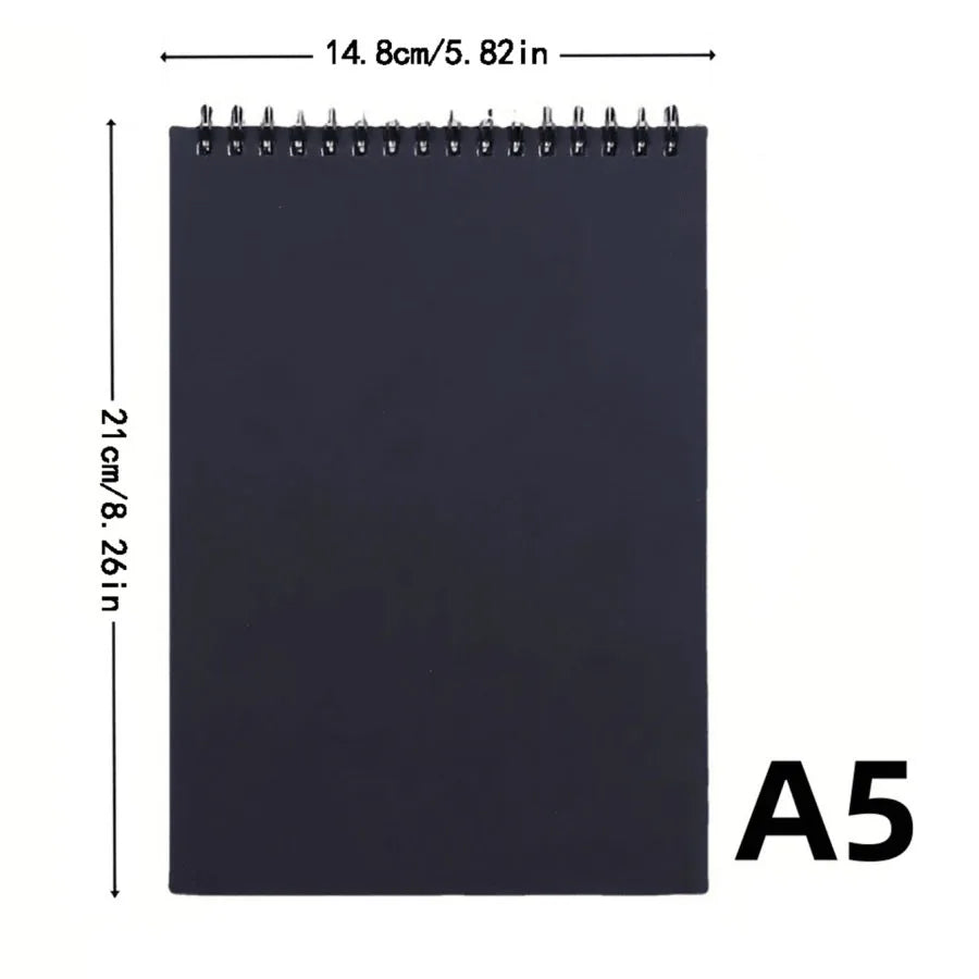 30 sheets of A4, A5, A6, 16K roll sketchbooks, spiral binding, environmentally friendly thick paper, acid-resistant.