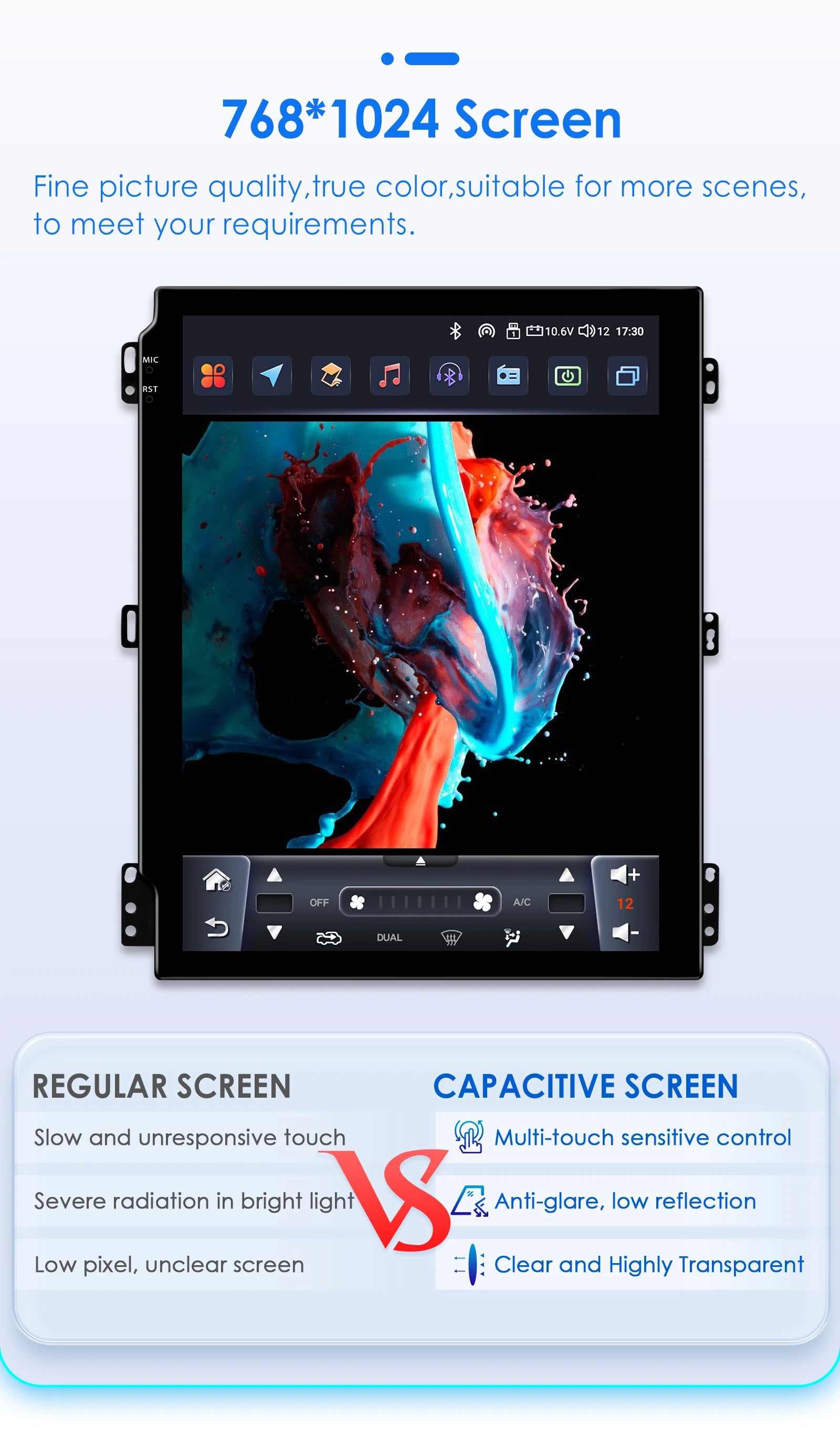 9.7"Carplay Android Auto Car radio for Ford Fusion Mondeo mk5 2013-2019 multimedia car intelligent systems GPS navi Screen Audio