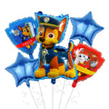 Skye Paw Patrol  Birthday Party Decoration Kids Shower Boys Girls Tableware Supplies Tablecloth Balloon Cake Topper Straw
