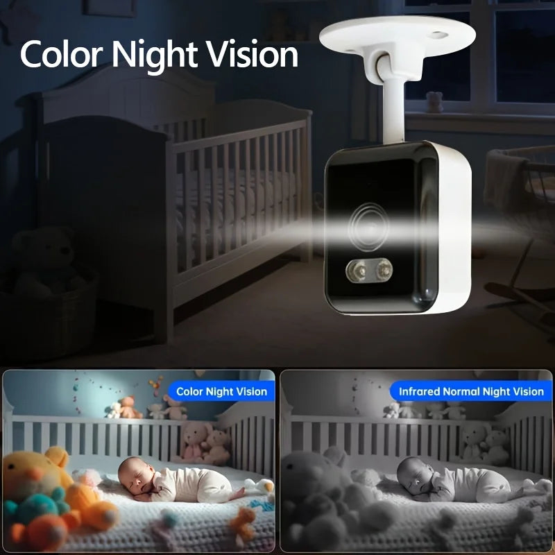 4PC Smart 1080p Wi-Fi Smart Home Security Camera 2MP, HD,Real-time APP Alerts, 2-Way Audio, with Motion Tracking for Baby & Pet