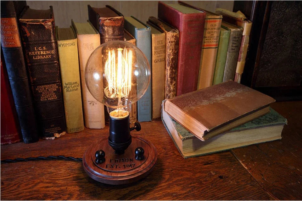 Vintage Edison LED Filament Bulb E27 220V 4W Dimmable Amber Glass ST64 G80 G95 G125 T185 A19 Retro Incandescent Lamp for Home
