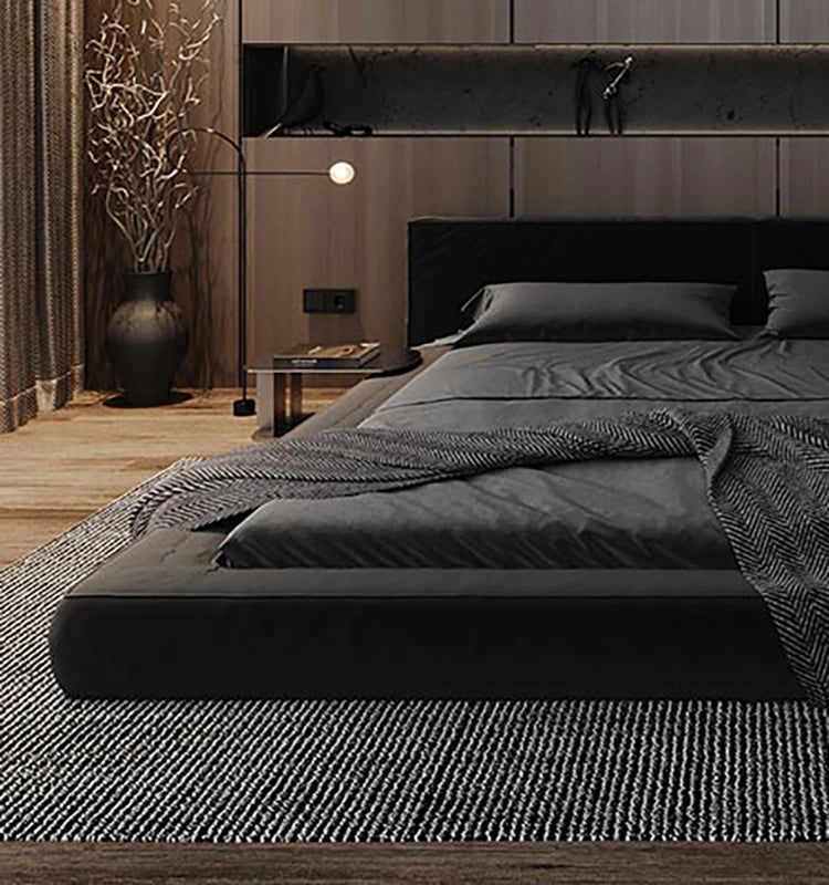 Headboard Fashionable Bed Modern European Quality Confortable Bed American Style Light Luxury Cama De Casal Bedroom Furniture