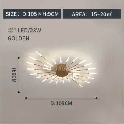 Modern LED Ceiling Lamp Luxury Household Living Dining Room Chandelier Home Decor Bedroom Pendant Light Kitchen Lustres Fixtures