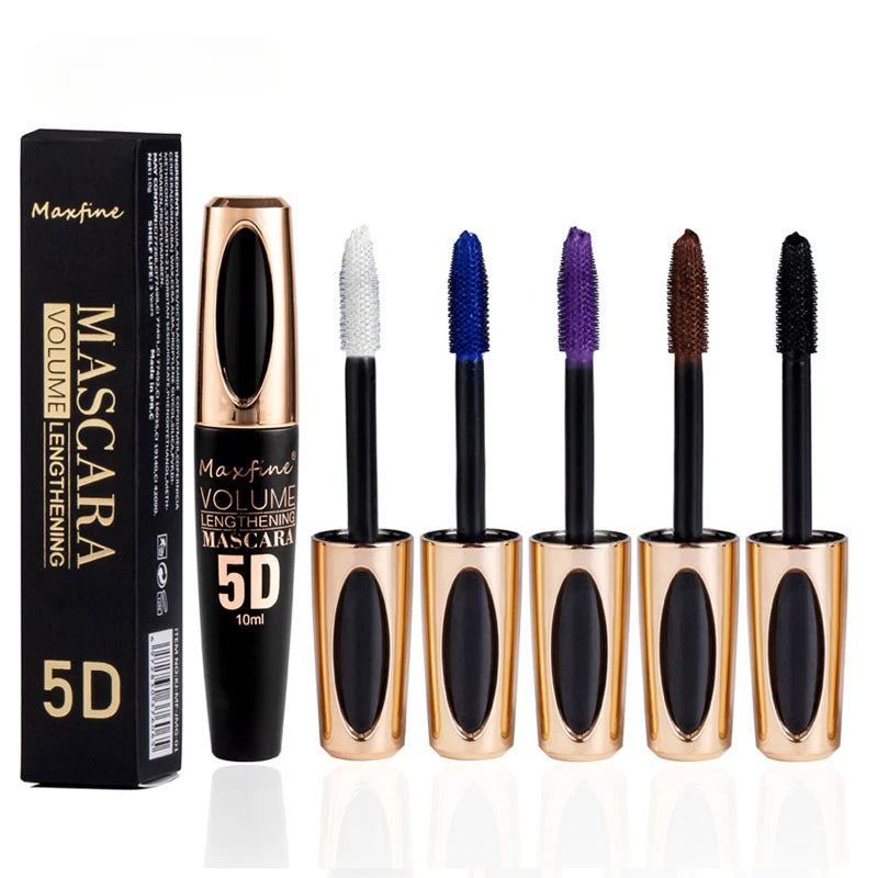 5D Mascara Makeup Waterproof Sweatproof Non-smudgy Non-smudge Natural Lengthening Lasting Cosmetics Makeup Cosmetic