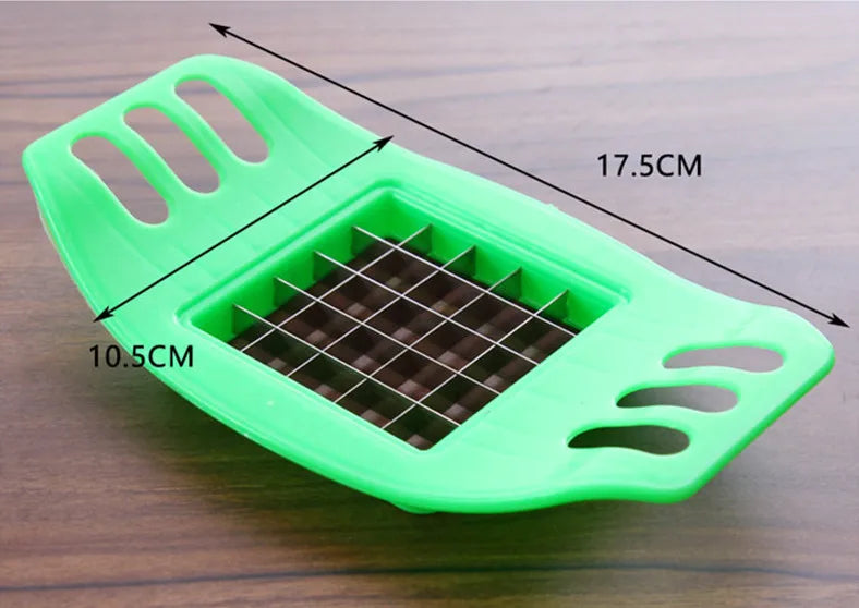 Potato Cutter Stainless Steel French Fries Cutter Potatoes Cutter Chopper Chips Making Tool Home Kitchen Gadgets Accessories