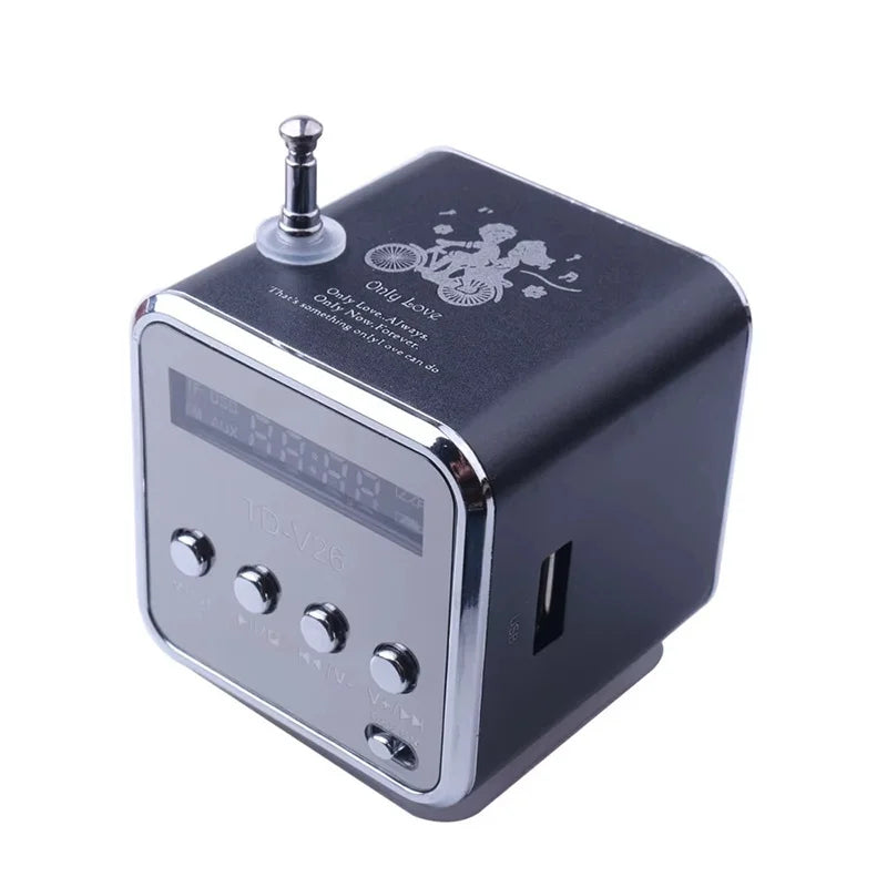Mini Portable Sound Speaker TF Card FM Radio AUX Stereo Music Player Bluetooth Speaker Outdoor Loudspeaker For PC Computer Phone