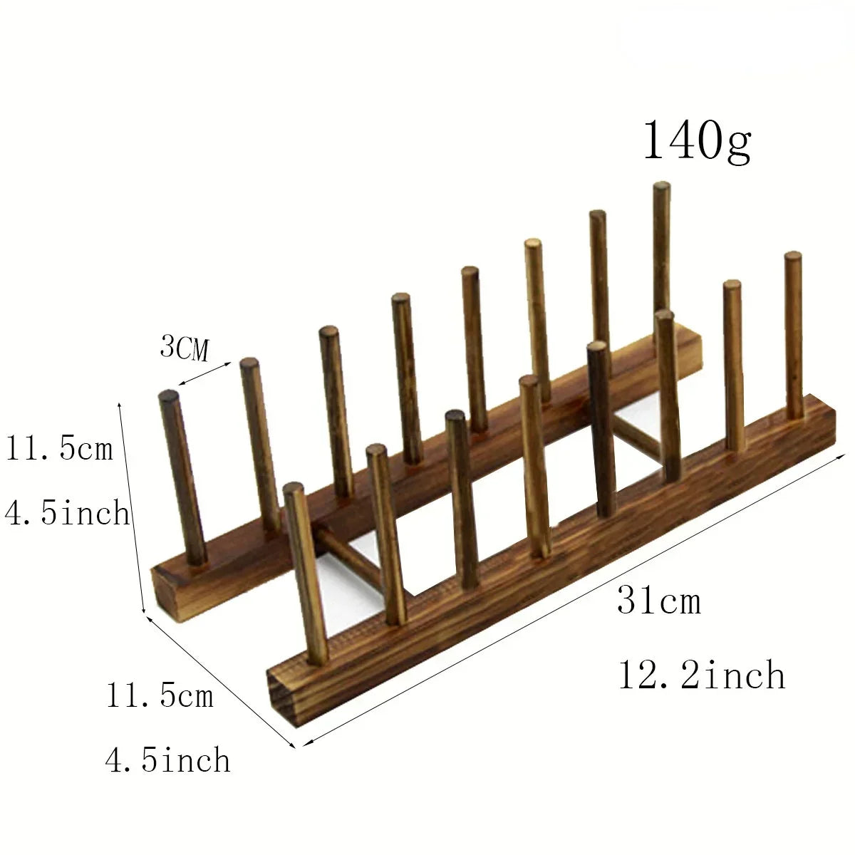Dish Drainer Plate Rack Bamboo Shelf Cups Display Stand Drainer Holder Pan Cover Drying Organizer Kitchen Accessory