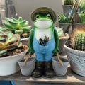 Outdoor Courtyard Balcony Supplies Small Creative Decorative Ornaments Animals Frogs Gardens Succulent Flowerpots Festival Gifts