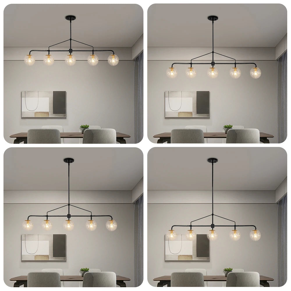 Island Lights for Kitchen Linear Chandelier Kitchen Island  Lighting Light Fixtures Black Chandeliers for Dining Room