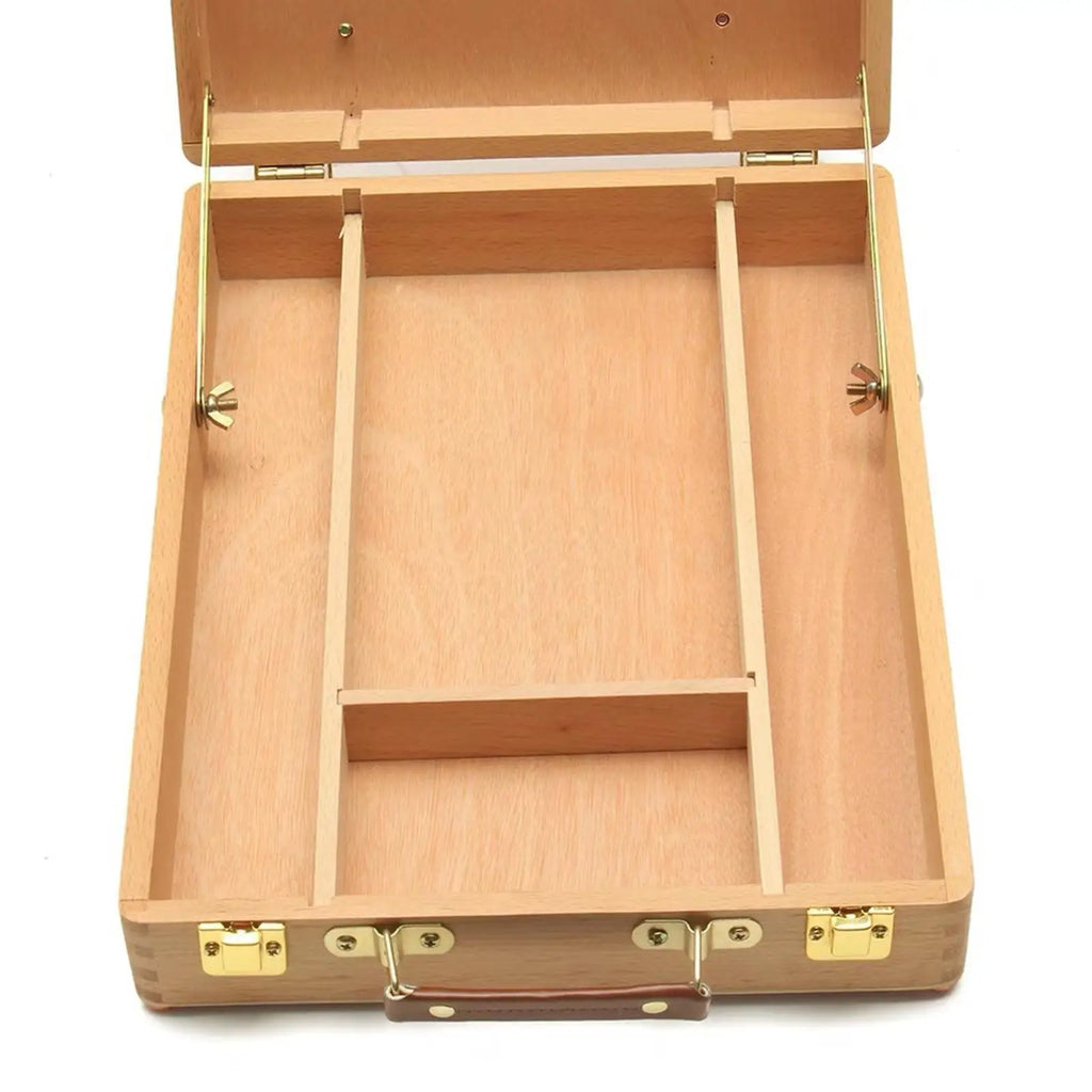 Wooden Drawing Easel with Storage for Art Supplies and Sketching