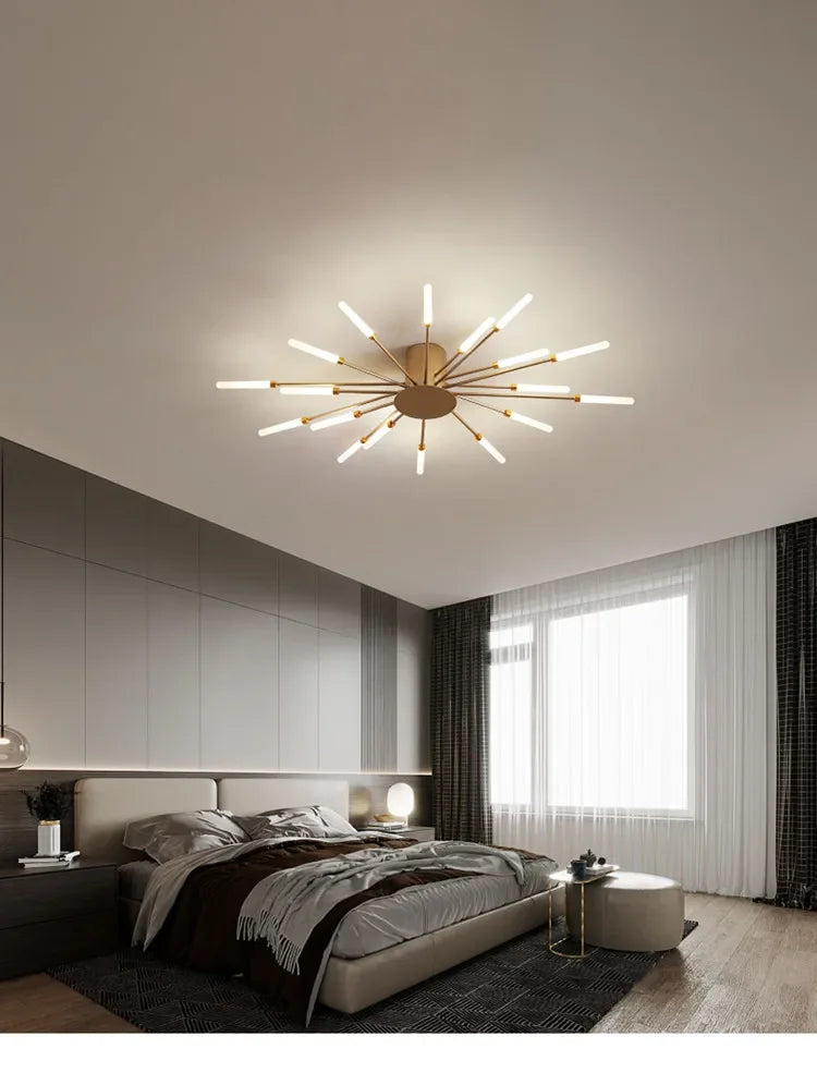 Modern LED Ceiling Lamp Luxury Household Living Dining Room Chandelier Home Decor Bedroom Pendant Light Kitchen Lustres Fixtures