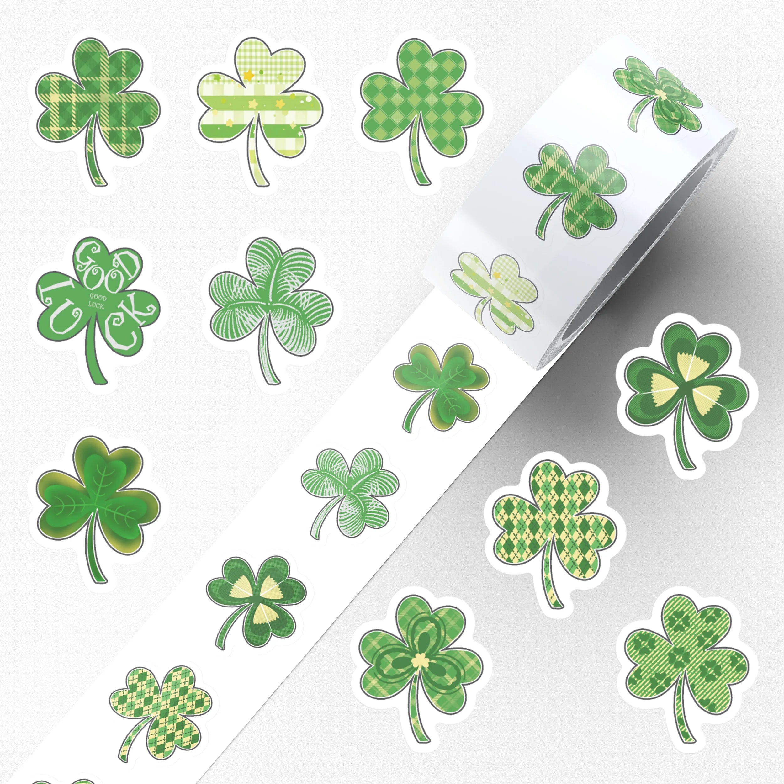 500pcs St Patrick‘s Day Stickers Decals For Laptop Notebook Skateboard Helmet DIY Aesthetic Stickers Creative Festival Gifts