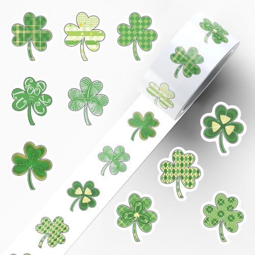 500pcs St Patrick‘s Day Stickers Decals For Laptop Notebook Skateboard Helmet DIY Aesthetic Stickers Creative Festival Gifts