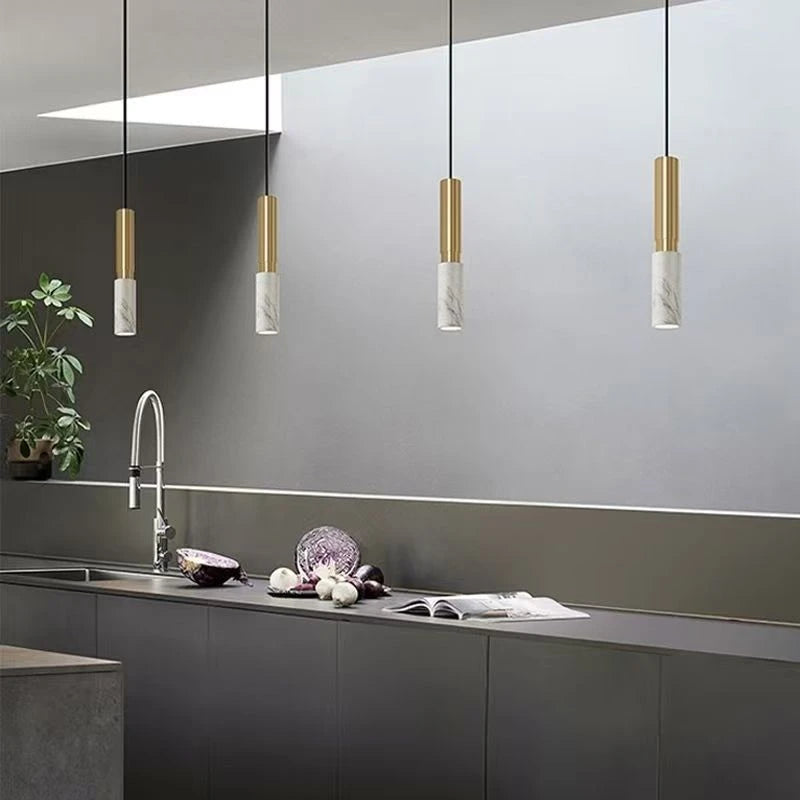 Marble Led Art Pendant Light Modern Nordic Light Luxury Pendant Lamp Indoor Lighting Home Decor For Living Room Bedroom Hotel