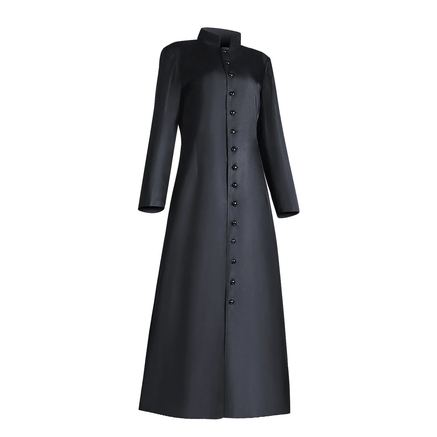 Medieval Priest Costume Long Clergy Robes Clergy Costume Pastor Minister Coat for Halloween Cosplay