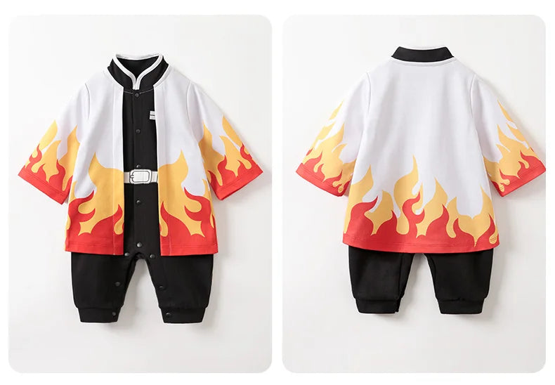 Toddler Infant Baby Boy Cartoon Cosplay Clothes Onesie Costume Romper Jumpsuit Spring and Autumn 0-18 months Newborn Long Sleeve