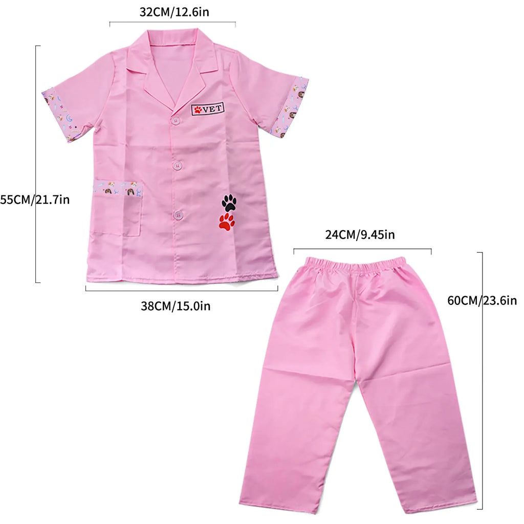 Children'S Veterinary Clothing, Kindergarten Professional Role-Playing Performance Costumes, Home Play Performance Costumes