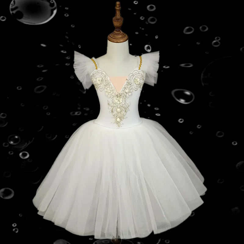 Girls' ballet skirt, school dance performance skirt, children's ballet skirt, girls' dance skirt, ballet performance costumes