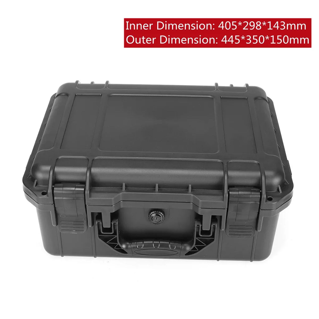 6Sizes Tool Box Waterproof Shockproof Sealed Tool Case Dustproof Safety Box ToolCase Bag For Cameras Precise Instrument Hardware