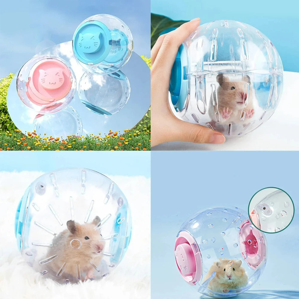 Plastic Outdoor Sport Ball Grounder for Rat Small Pet | Mice Jogging Ball Toy | Hamster Gerbil Exercise Ball Play Toy