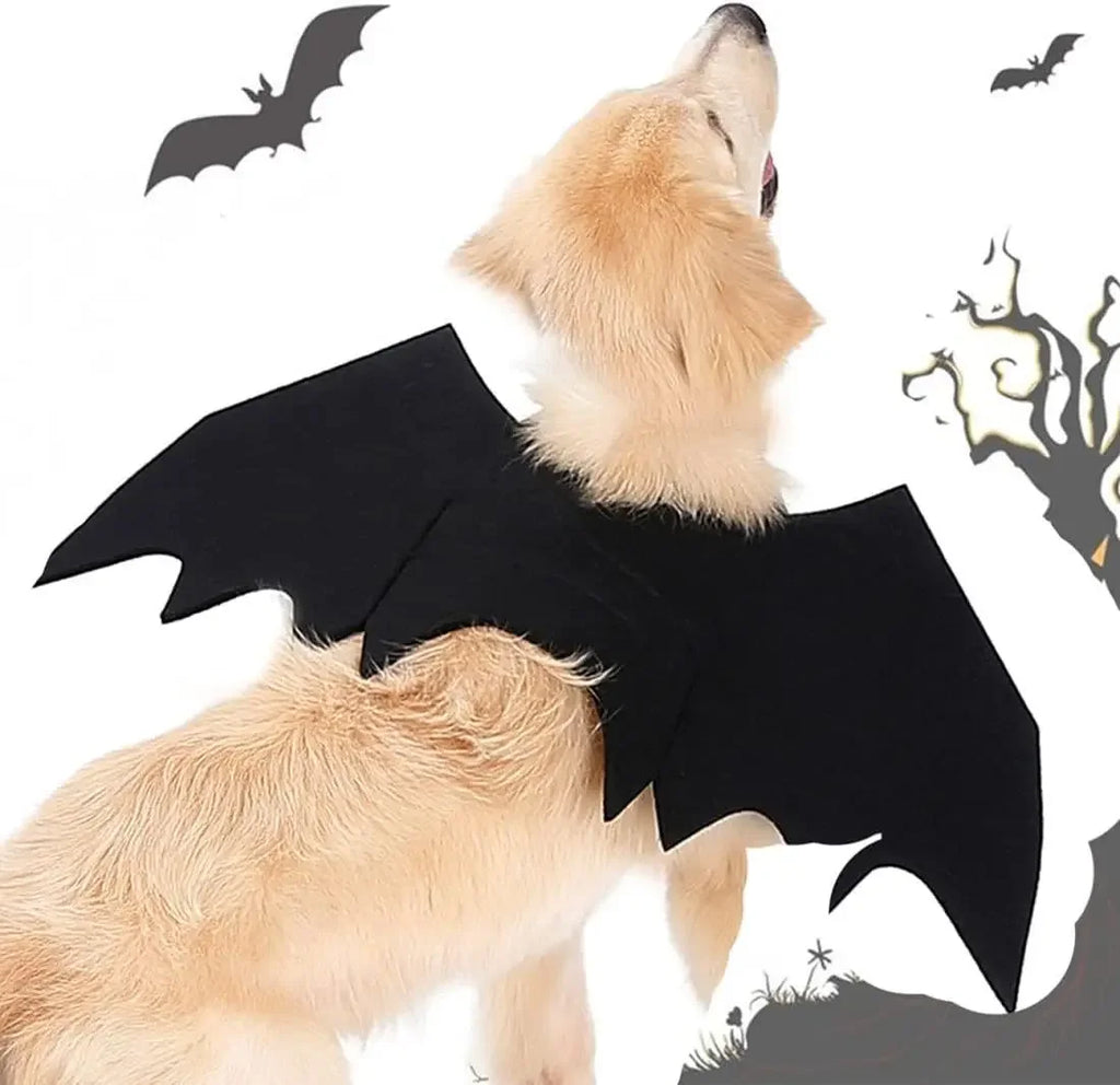Halloween Pet Costumes, Bat Wings, Bell Models, Dog and Cat Role-playing, Felt Costumes, Clothing Supplies