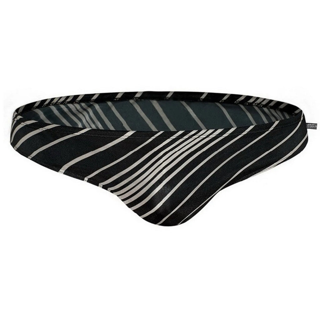 Men's Swim Trunks Sexy Striped swimming trunks Sexy Beach mens bikini underwear Hot Spring Pool Swim Trunks Male swimming briefs