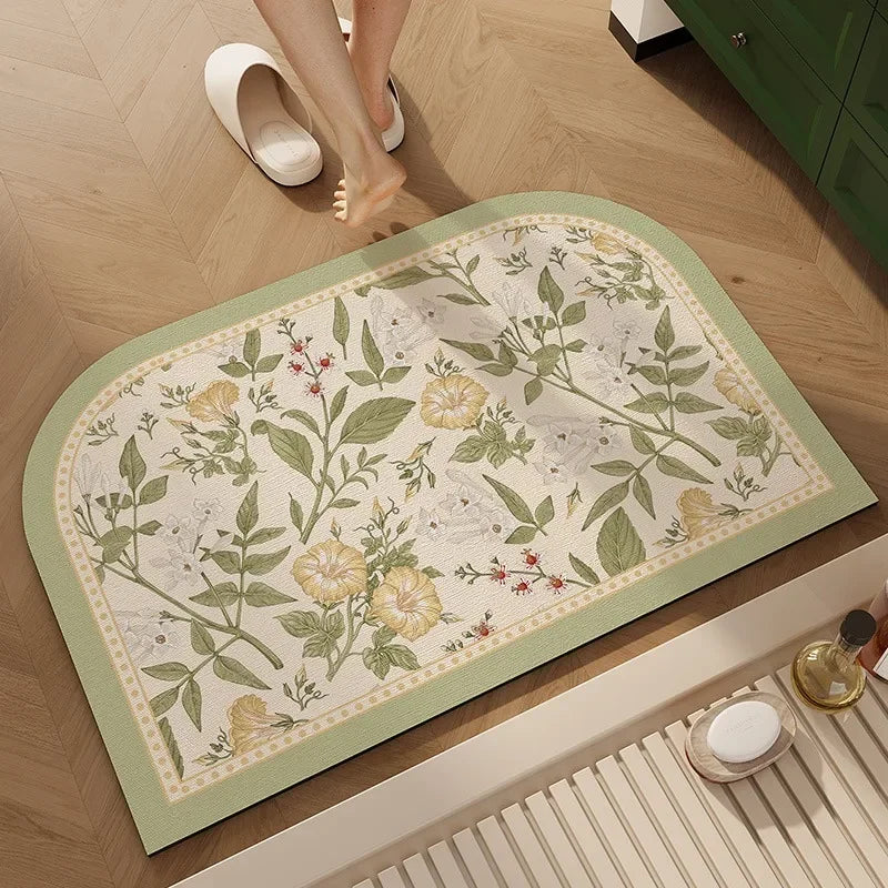 Bathroom Mat Toilet Entrance Doormat Bath Rug Non-slip Carpet  Absorbent Foot Mats for Floor Anti-slip Area Rugs Home Decor