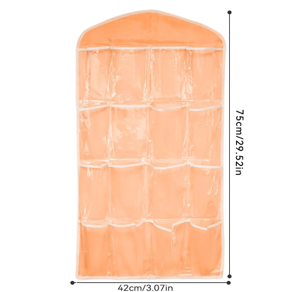 Wall Hanging Shoe Storage Organizer Bag Shoes Rack Over The Door Fabric Cabinet Closet Organizer For Shoes Clothes Storage Bag