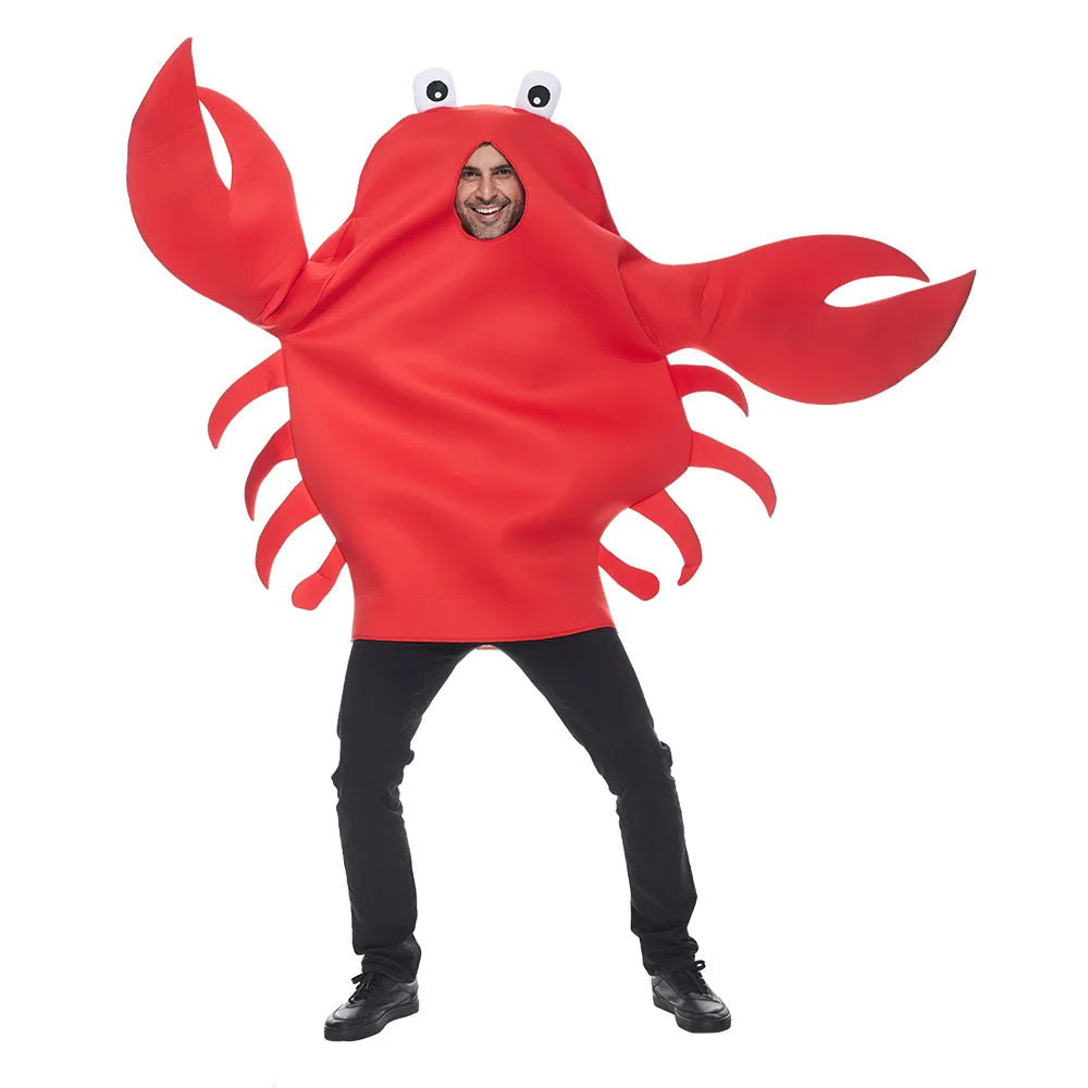Spot Party Funny Performance Costumes Marine Life Shrimp Soldiers Crab General Cos Costume Red Crab Lobster