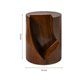 Scandinavian Shoe Bench Simple Creative Stump Side Table Storage Short Bookcase Wabi-sabi Tea Table Net Red Floor Corner Table
