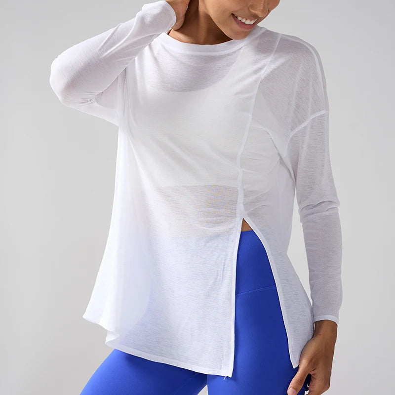 Women's Fitness Sports T-shirt Summer Loose Short Sleeve Quick Drying Gym Running Top Female Leisure Clothing