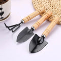 3-PC Gardening Tools Kit, Shovel Rake Cultivator for Fast Soil Loosening, Flower Bed Gardening, Efficient for Home Garden Use