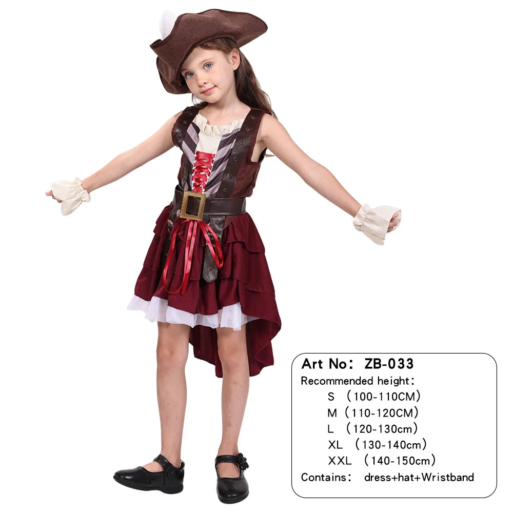 Children, adults, Caribbean pirates, character costumes, female Somali pirates, pirate suits, game costumes, uniforms