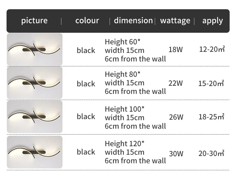 Minimalist Wall Lamp LED C Shape Wall Sconce Modern Simple for Home Decor Perfect Lighting Living Room Bedroom Hallway Office