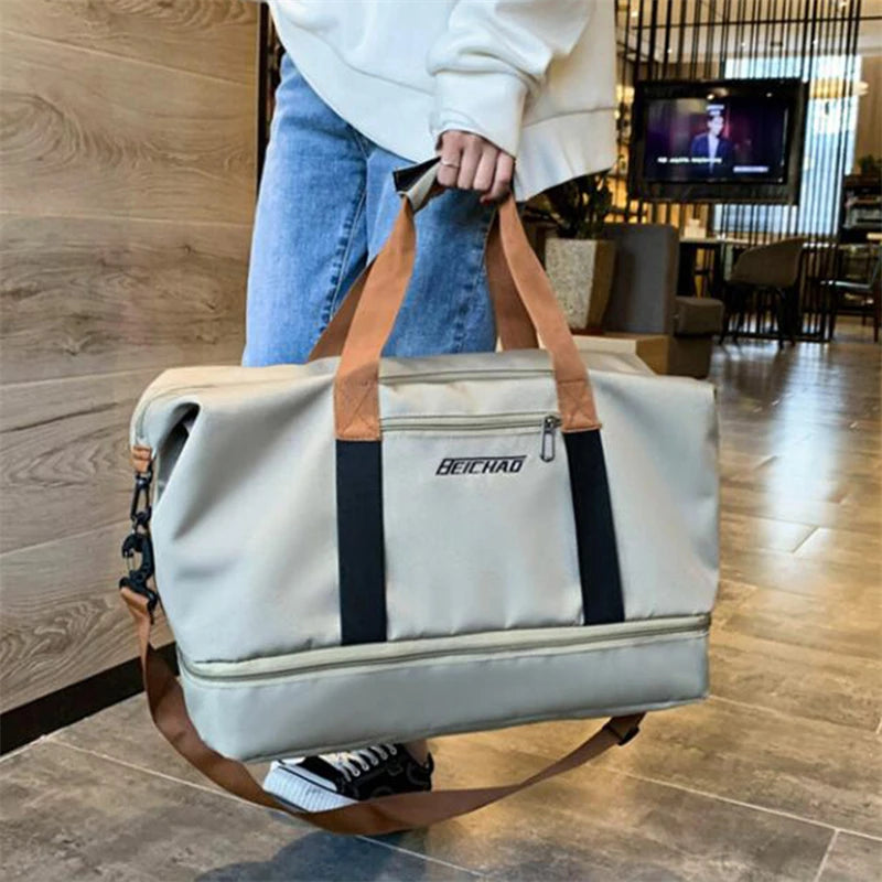 Luggage Bags Leisure Travel One Shoulder Crossbody Bag Large Capacity Breathable Waterproof Wear-resistant Men Women