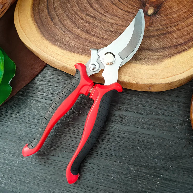 Gardening Shears Ergonomic Handle with Sharp Blades Durable Garden Pruning Shears For Harvesting Flower Fruit Labor Saving Tool