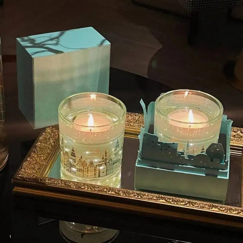 Luxury Fashion Brand Aromatherapy Candles Smokeless Scented Candle Bright Night Fragrance Gift Box Romantic Room Decor Gifts