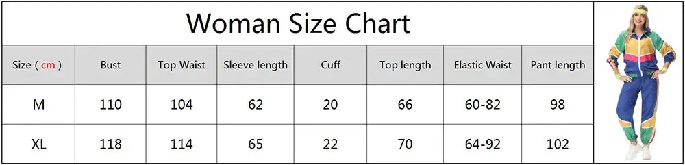 Couples Hippie Costumes for Women Men 80s 90s Retro Sportwear Hippie Disco Cosplay Costume Halloween Party Role Playing Clothes