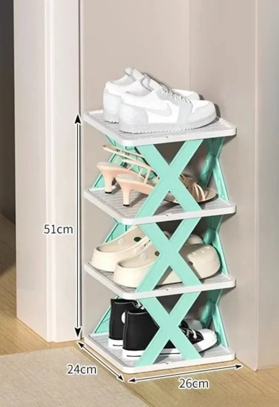 Shoes Racks Storage Organizer  Detachable Shoe Racks Saves Family Household Rack Multi Layer Simple Shoes Shelf Color Cabinet