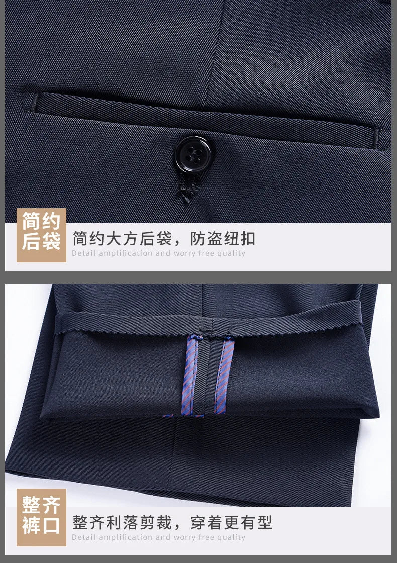 Men's Pants Clothing Officer Pantalones Hombre Oversized High Waist Trousers Spring Autumn Britches New Streetwear Casual Pants
