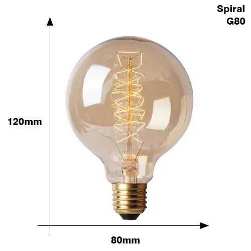 Vintage Edison LED Filament Bulb E27 220V 4W Dimmable Amber Glass ST64 G80 G95 G125 T185 A19 Retro Incandescent Lamp for Home