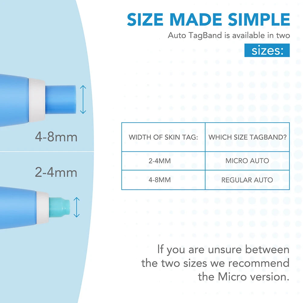 2 IN 1 Auto Micro Skin Tag Remover Device Standard And Micro Skin Tag Removal Kit Adult Mole Wart Remover Face Care Beauty Tools
