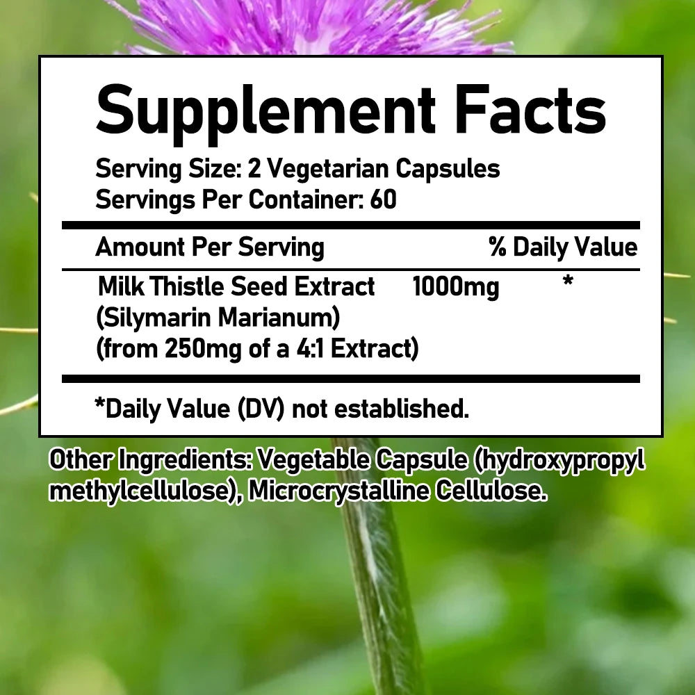 Liver Detox & Cleanse - Supports Healthy Liver Detoxification, Antioxidants, Improves Indigestion, for Men and Women