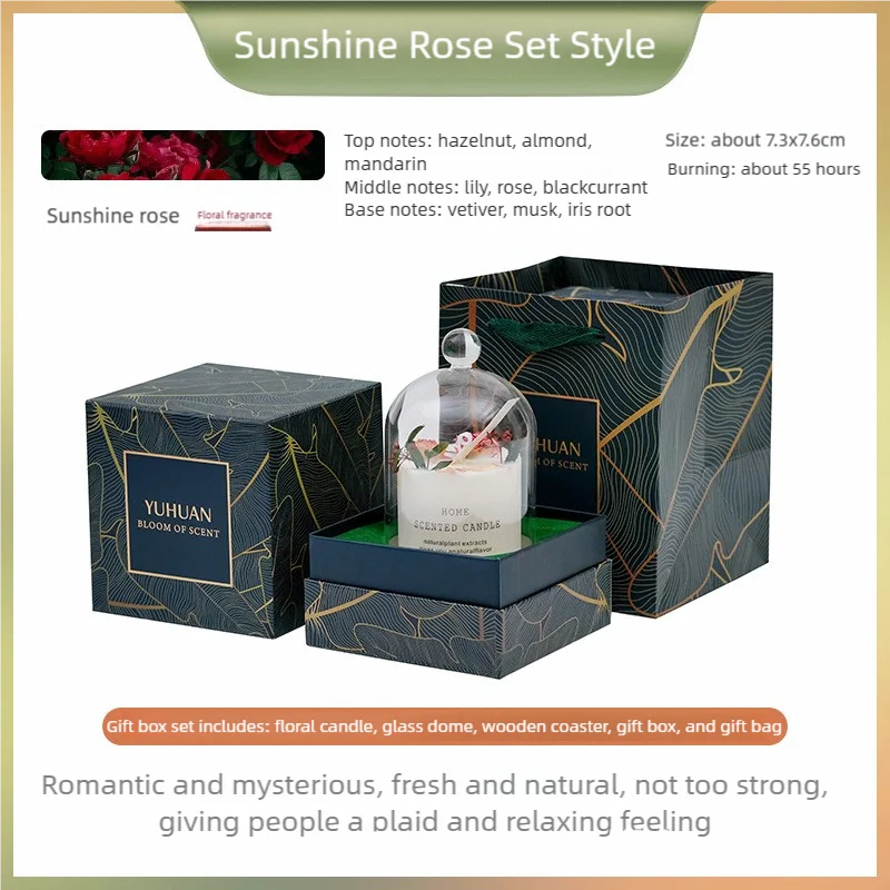 Dried Smokeless Aromatherapy Candles Bare Packaging Scented Candle Home Decora For Valentine's Holiday Decoration