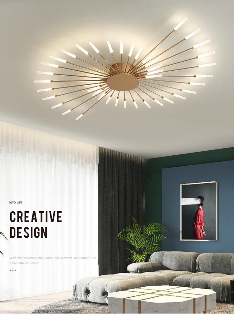 Modern LED Ceiling Lamp Luxury Household Living Dining Room Chandelier Home Decor Bedroom Pendant Light Kitchen Lustres Fixtures