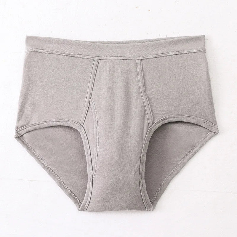 Men's Briefs Sexy Underwear Men 100%Cotton Soft Underpants Comfortable Solid Panties Male High Waist Breathable Underwear Cuecas