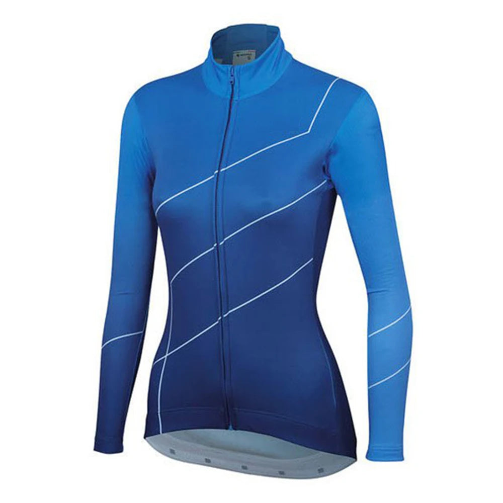 Women's Cycling Clothing 2021  Autumn Long Sleeves Cycling Jersey Set  Anti-UV Female Outdoor Mountain Bike Cycling Sportswears