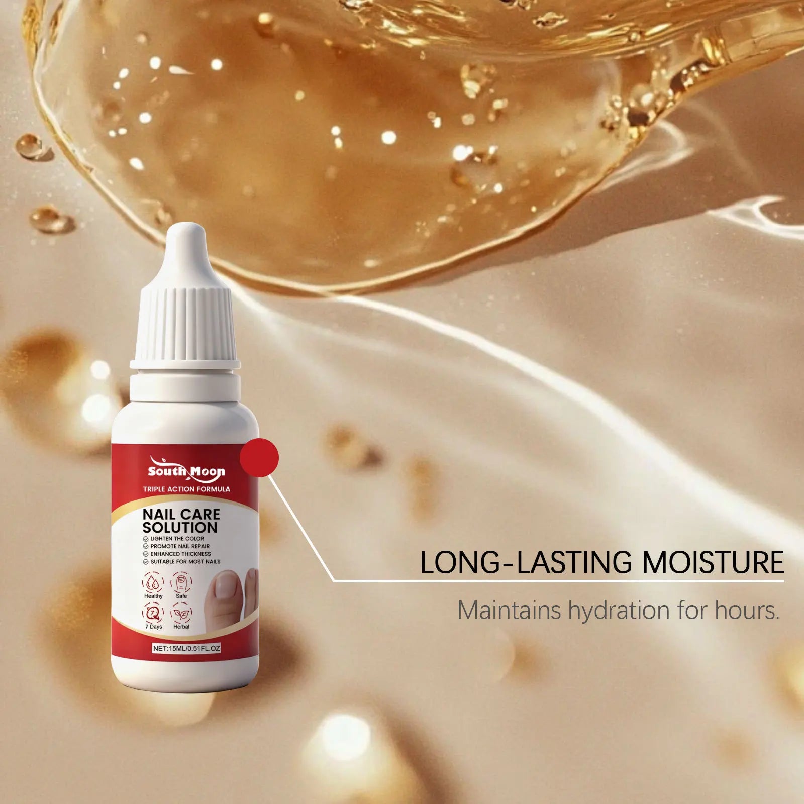 South Moon Nail Care Liquid Effective Soften Cuticle Improve Texture Strengthen Fingernail Healthy Nourish Nail Nursing Solution